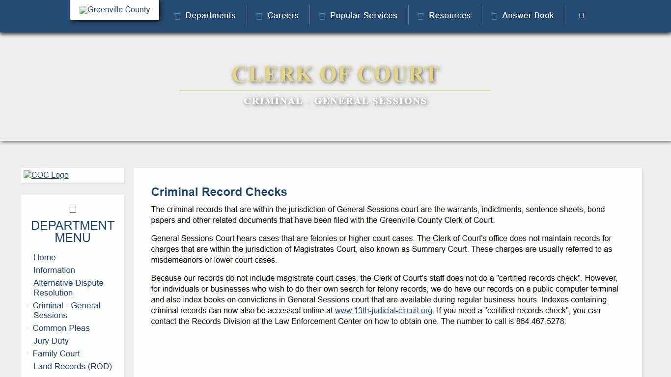 County of Greenville, SC